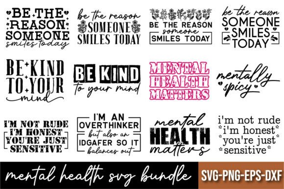 Download Mental Health SVG Bundle for Cricut - Mental health svg Collection