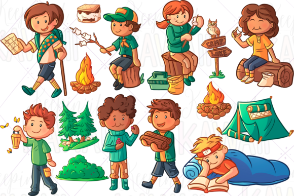 Download Cute Camping Clip Art - Camping clip art Collection