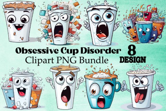 Download Obsessive Cup Disorder Clipart Bundle - Premium Resources