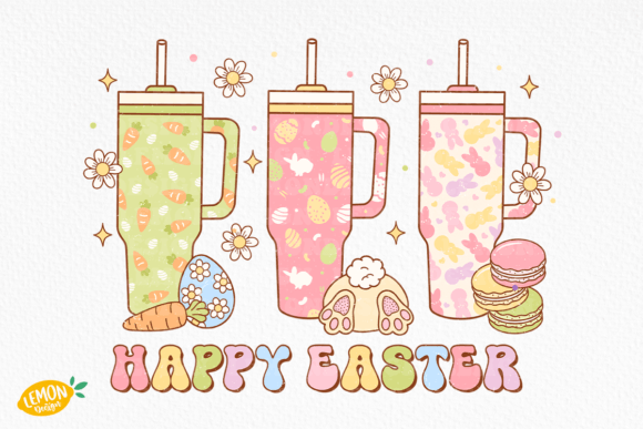 Download Retro Easter Obsessive Cup Sublimation - Obsessive cup Collection