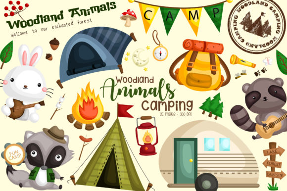 Download Animal and Camping Clipart - Premium Resources