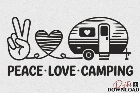 Download Peace Love Camping SVG Camper SVG - Camper svg Collection